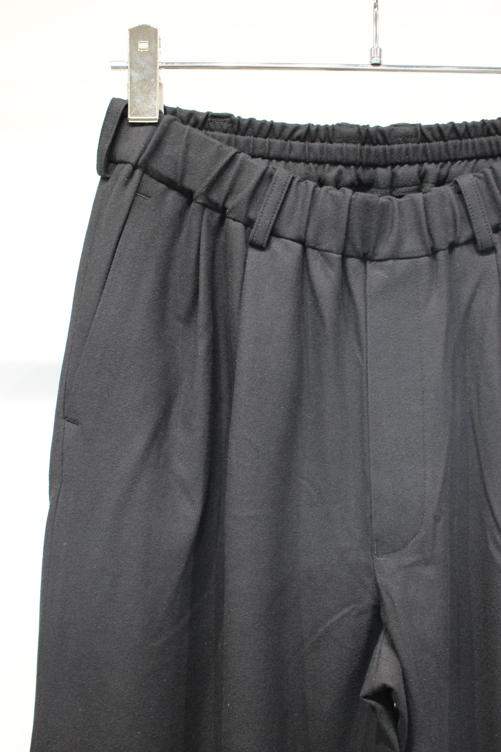 CASHMERE TOUCH  STANDARD WIDE PANTS | BLACK | ワイドパンツ