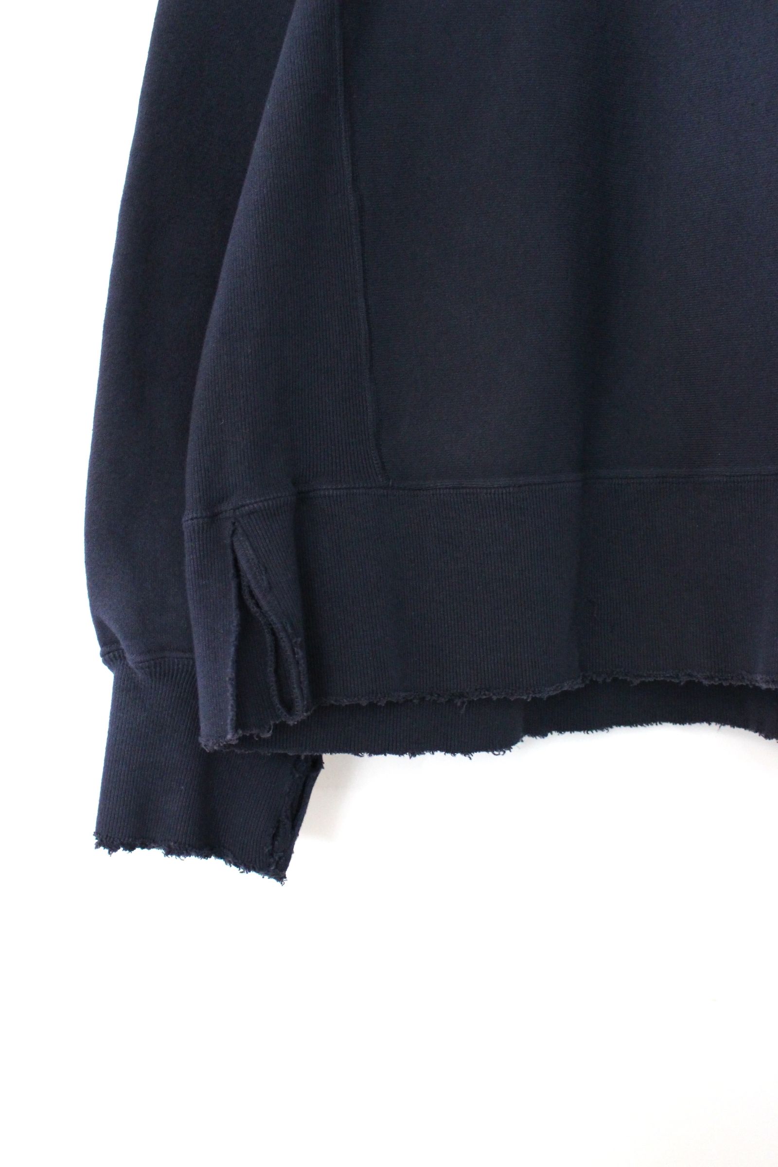 ANCELLM - 【別注】DYED DAMEGE SWEAT SHIRT/NAVY | NapsNote