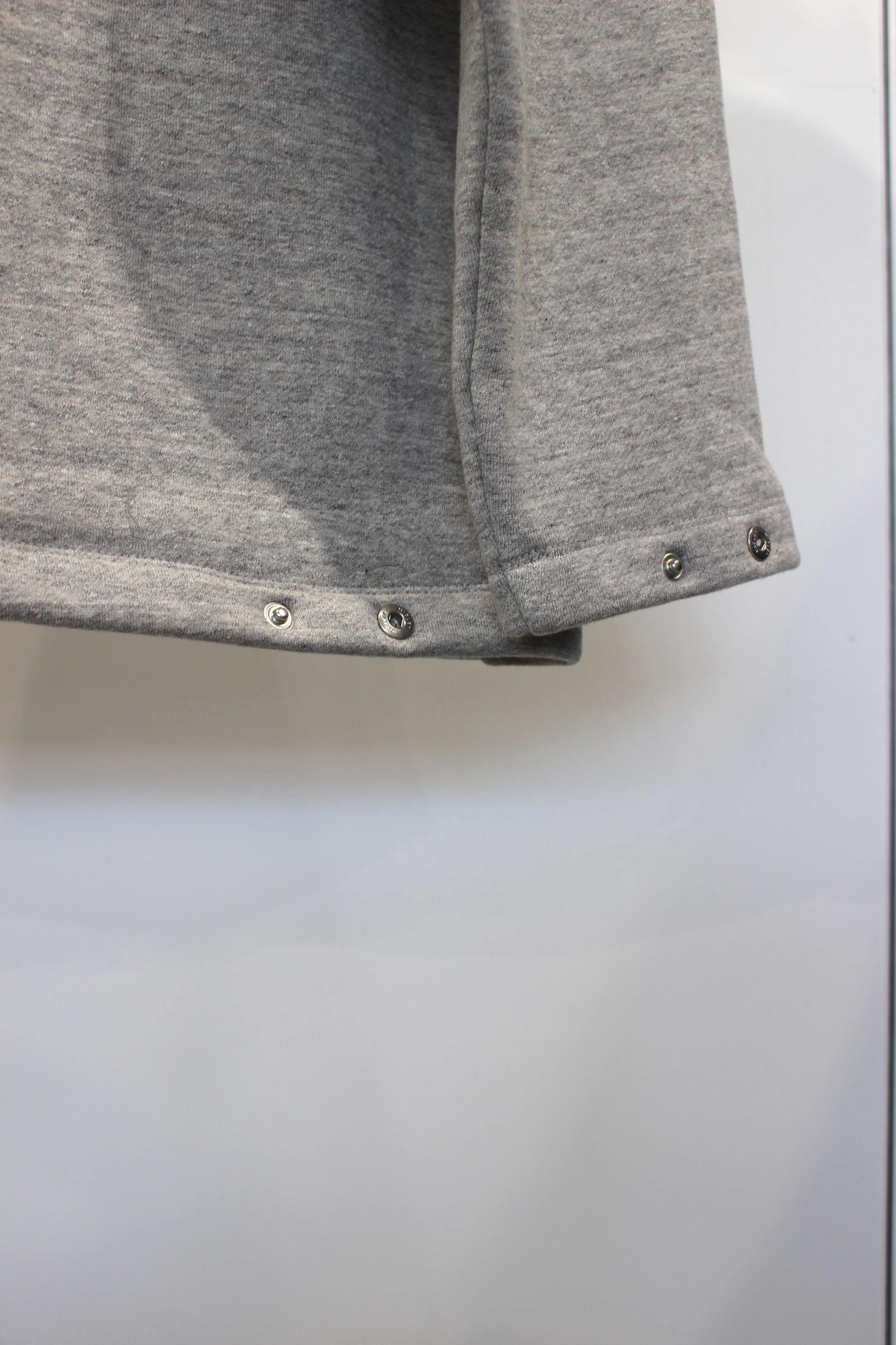 RAFFY SNAP BUTTON CARDIGAN -brushed- | GRAY | カーディガン