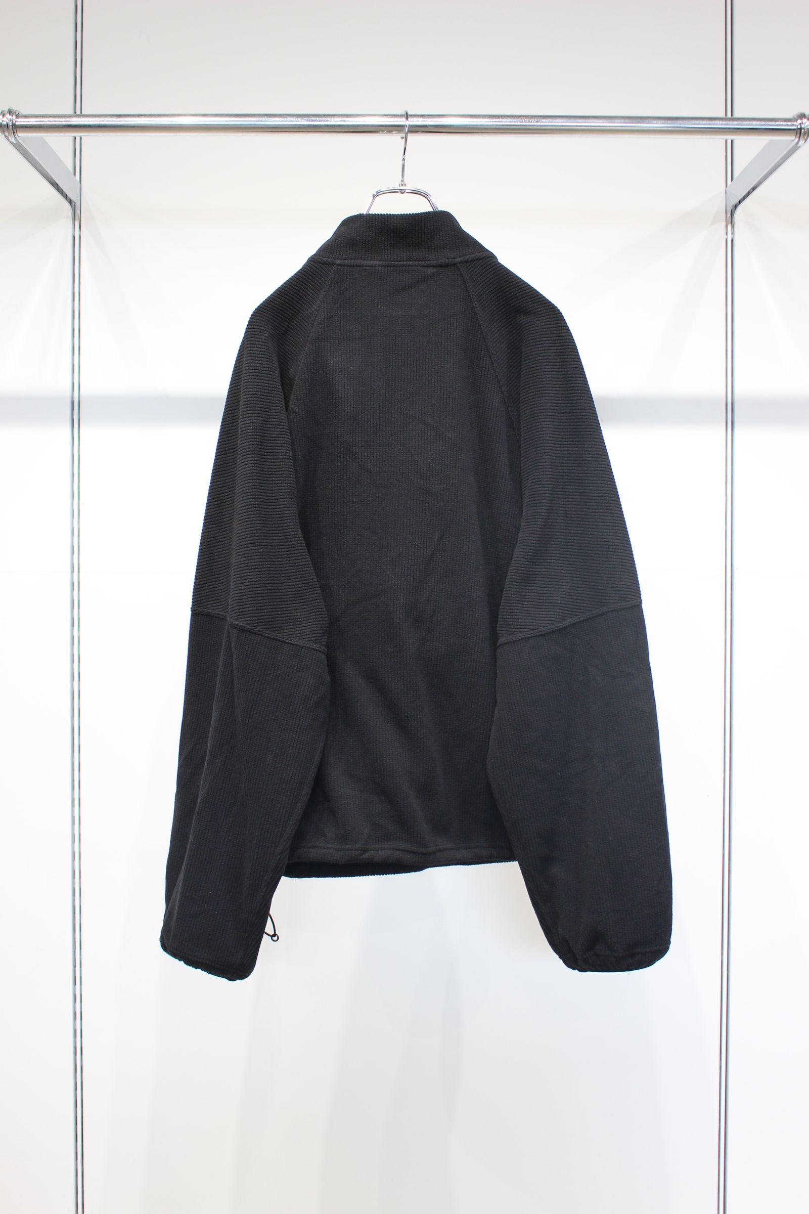 KIMONO ZIP FLEECE | BLACK | フリース