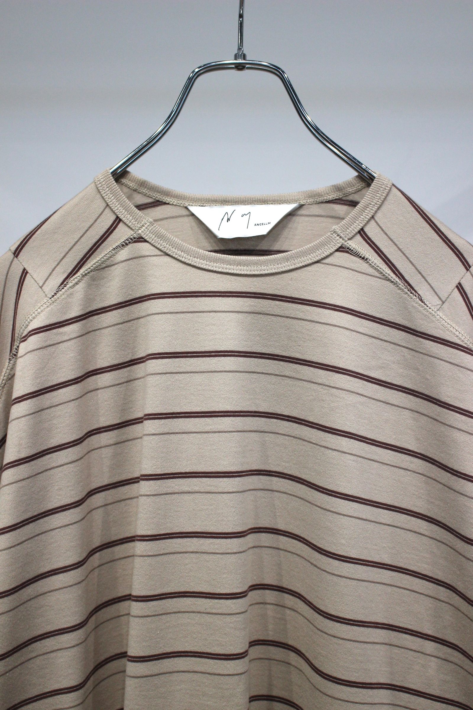 BORDER LS T-SHIRT | BEIGE | カットソー