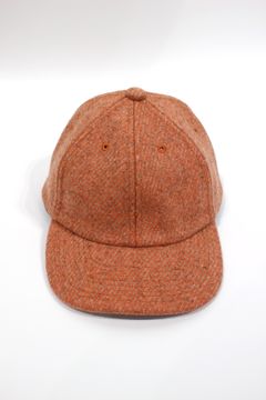 HEAVY WOOL CASHMERE TRICOTINE 6P CAP/ORENGE