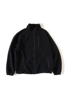 POLARTEC®︎ FLEECE JACKET/BLACK