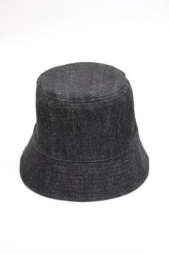 SHUTTLE DENIM BUCKET HAT/BLACK