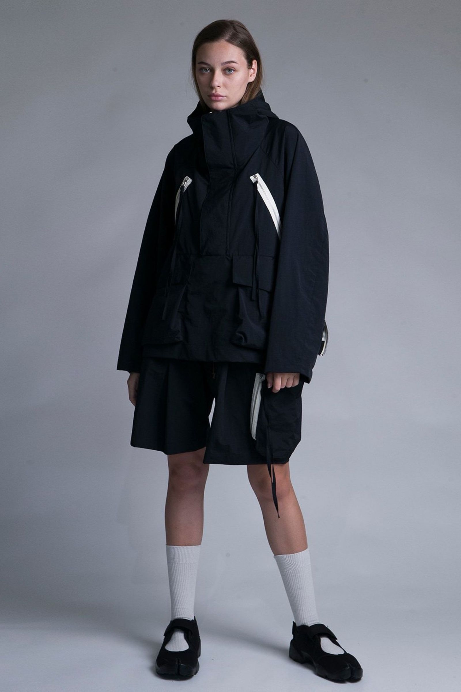 my beautiful landlet - NYLON DYED TAFFETA SHORT PANTS/BLACK | NapsNote