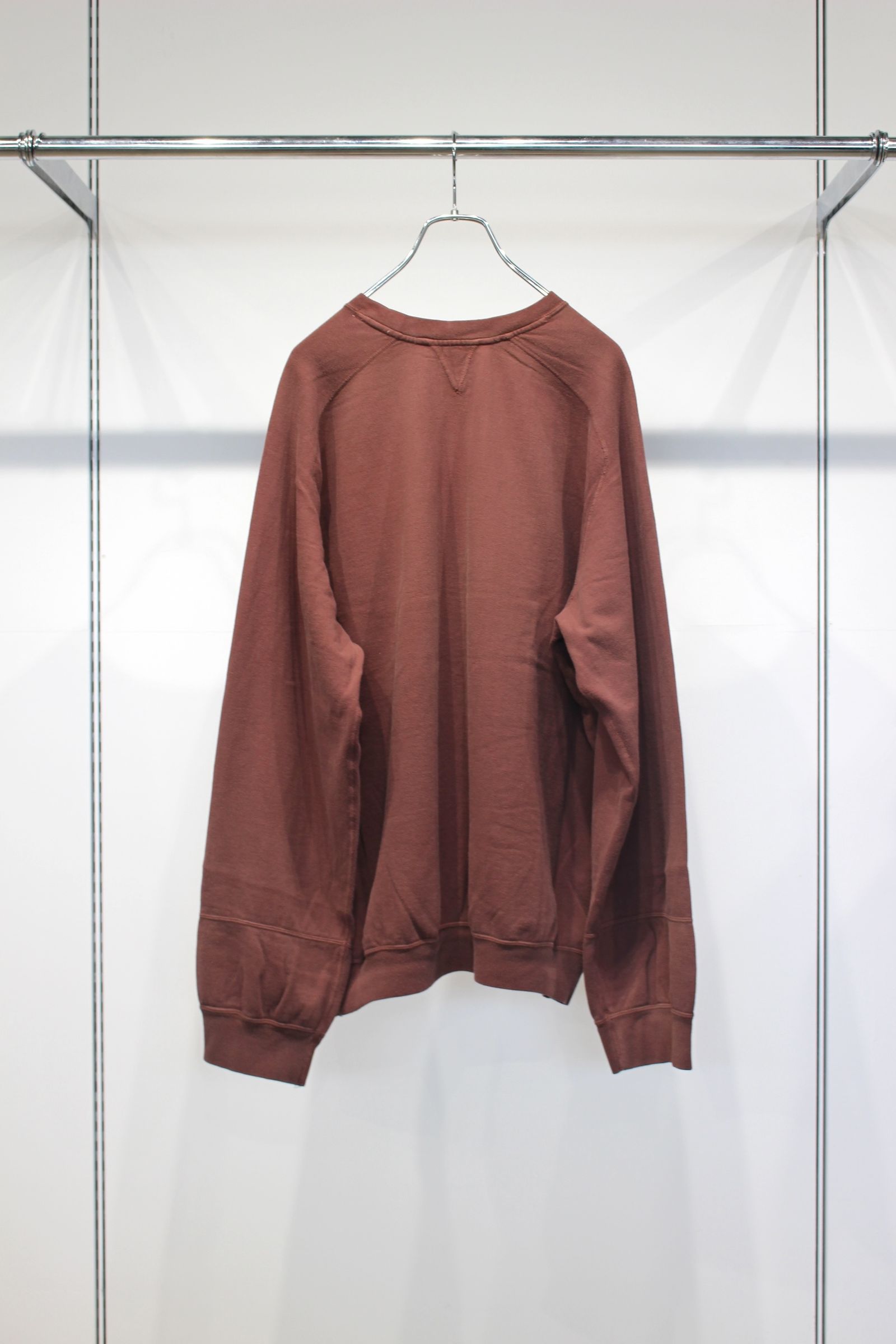 FLEECE-LINED SWEAT SHIRT | MARRON | スウェット