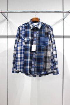 Remake shirt | Blue | シャツ