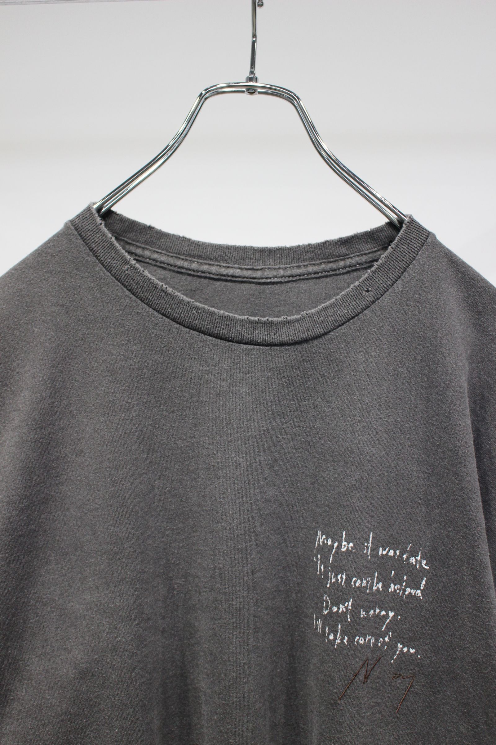 MESSAGE T-SHIRT | BLACK | カットソー