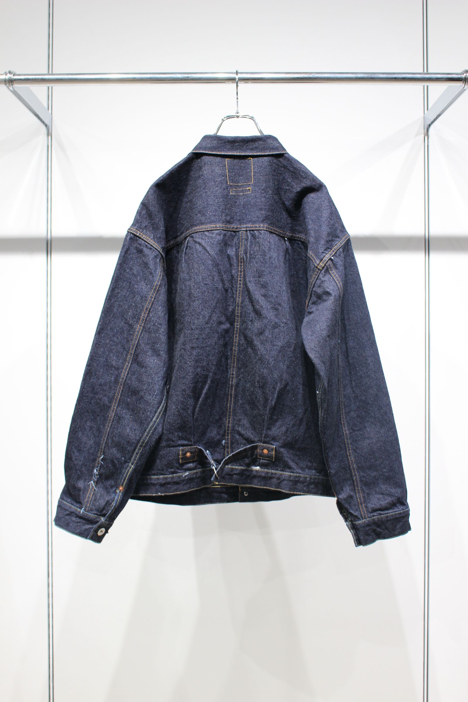 WASH HEAVY KIBATA SHUTTLE HYPER BIG WWII "1ST" DENIM JACKET | NAVY | デニムジャケット