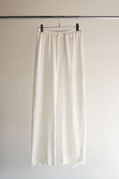 DAMAGE WAFFLE EASY PANTS | WHITE | ワッフルパンツ