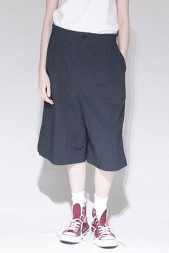 Nylon Ripstop Taffeta Wide Short Pants/NAVY