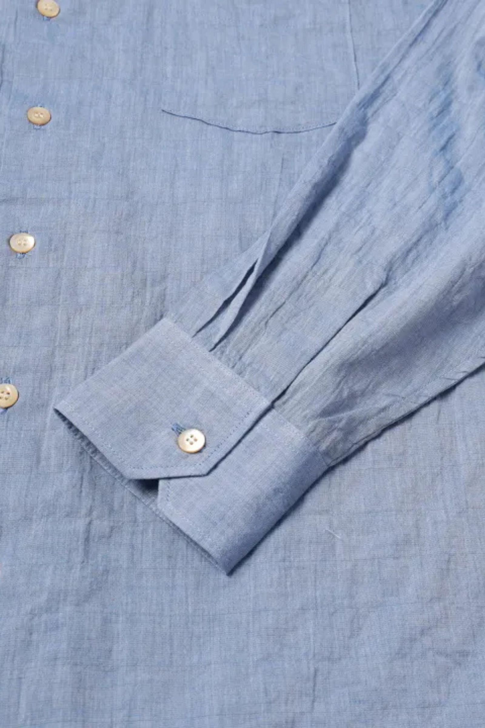 WRINKLE SHIRT | BLUE | シャツ