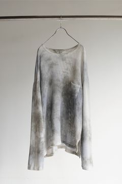 DYED MESH LS T-SHIRT/NAVY