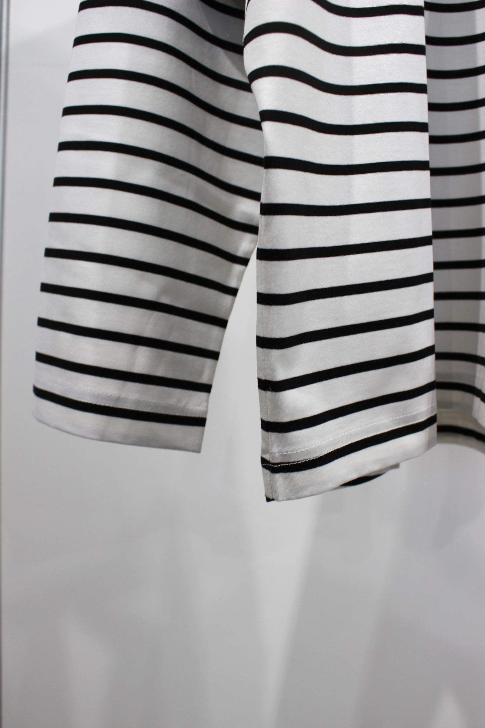 CREW NECK BORDER FOOTBALL CUTSAW/カットソー