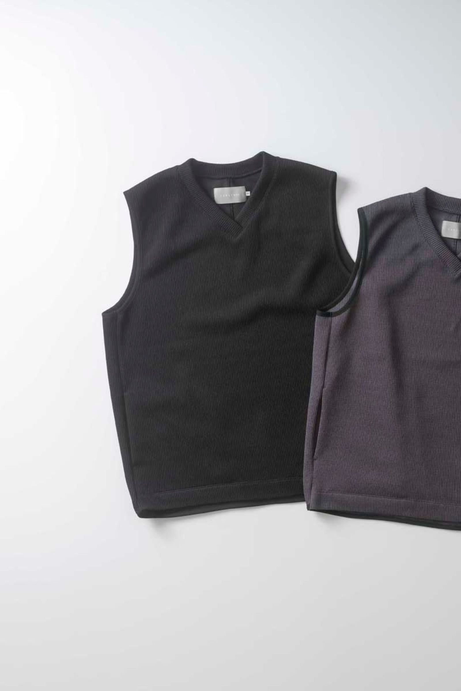 DRY KNIT VEST/BLACK
