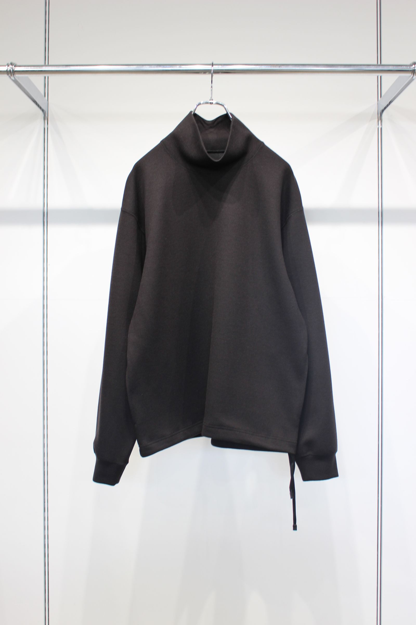 ALBERT MOC SWEATER | BLACK | モックネック