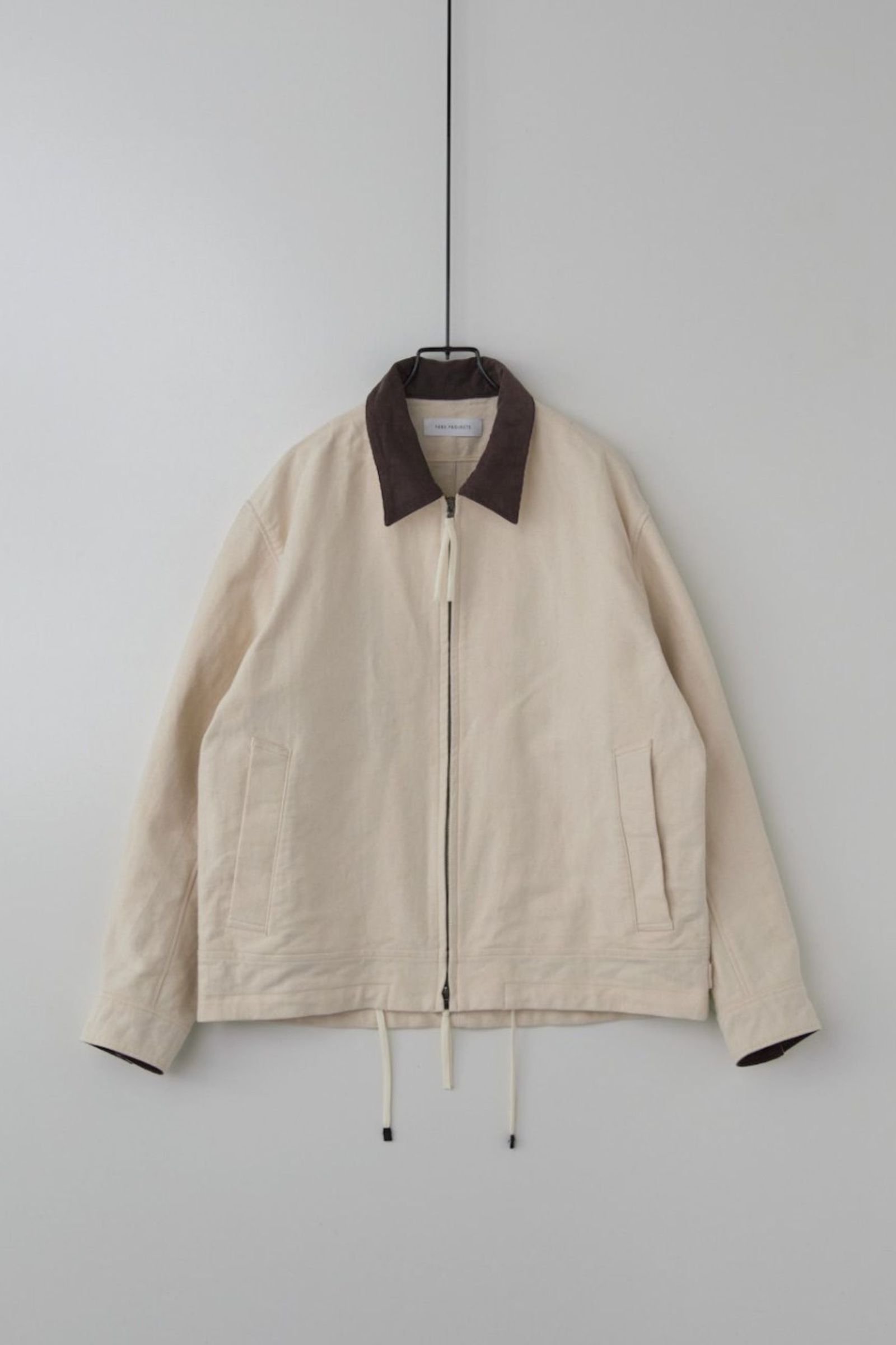 JENS SHORT BLOUSON "moleskin" | ECRU | ブルゾン