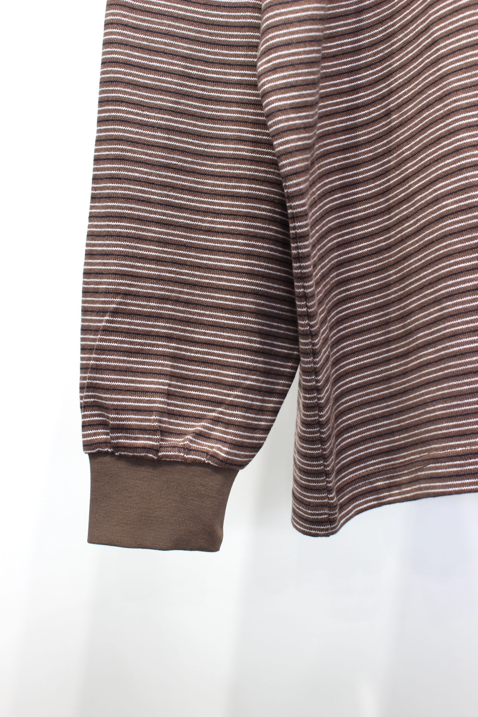 BORDER WIDE L/S T-SHIRT | KHAKI | カットソー