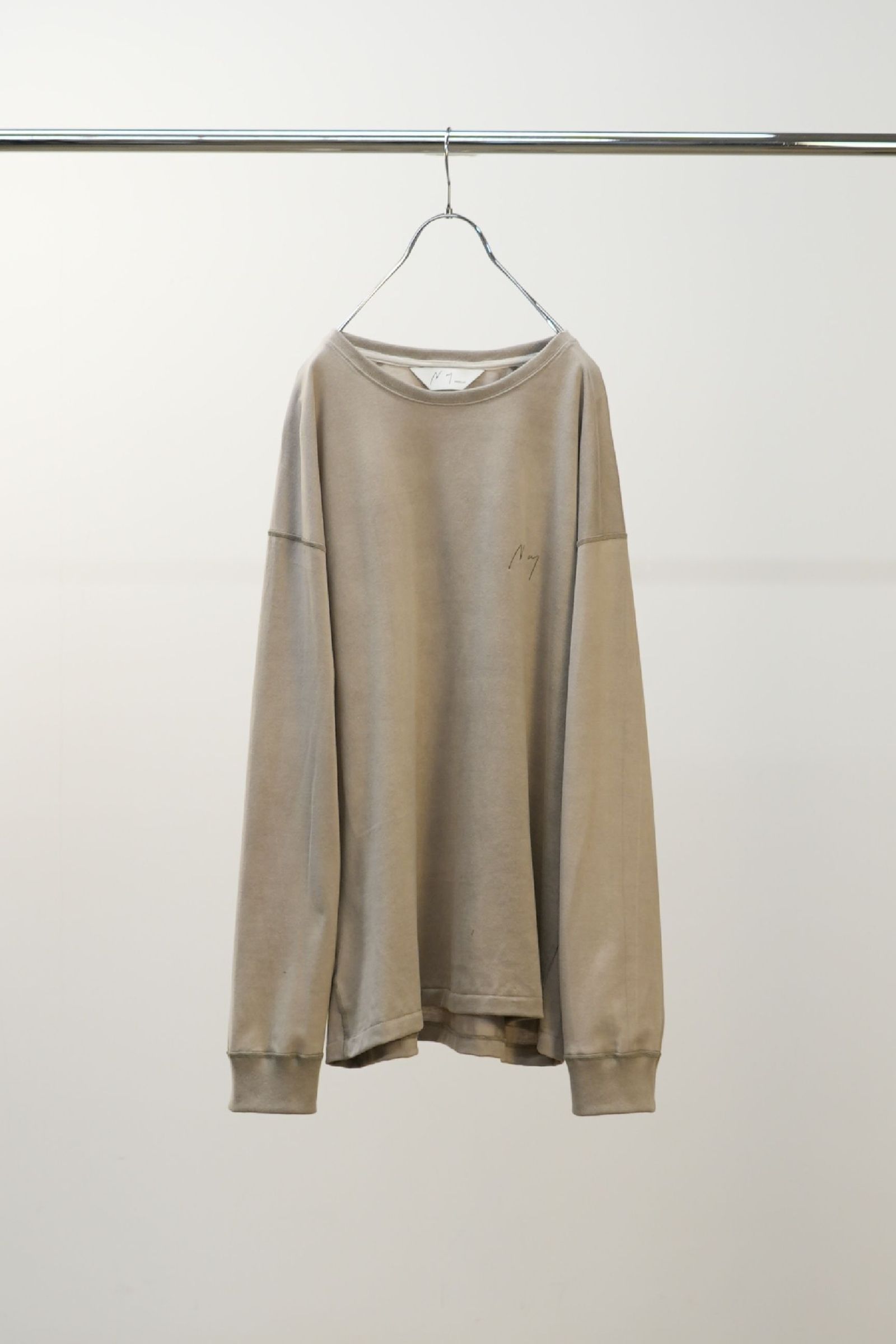 トップス ANCELLM OVER RIB LS T-SHIRT(GRAY) ANCELLM - HENLEY RIB LS T-SHIRT / 2COLORS