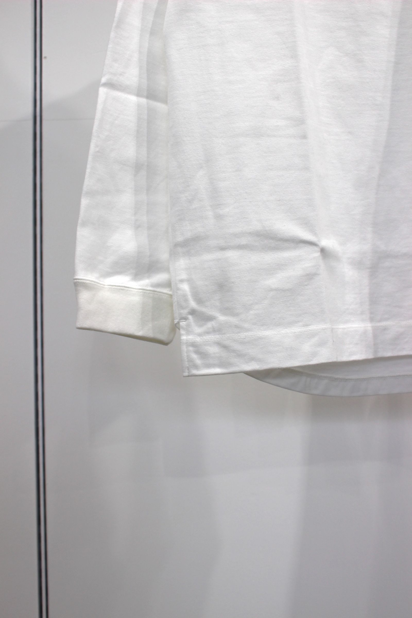 HEAVY PLATING TEE L/S/WHITE