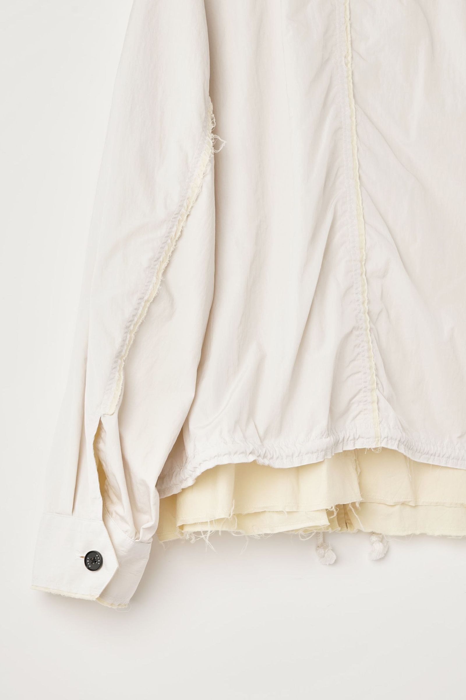 REVERSIBLE HARRINGTON JACKET : IRREGULAR INSIDE OUT | OFF - YELLOW | リバーシブルブルゾン