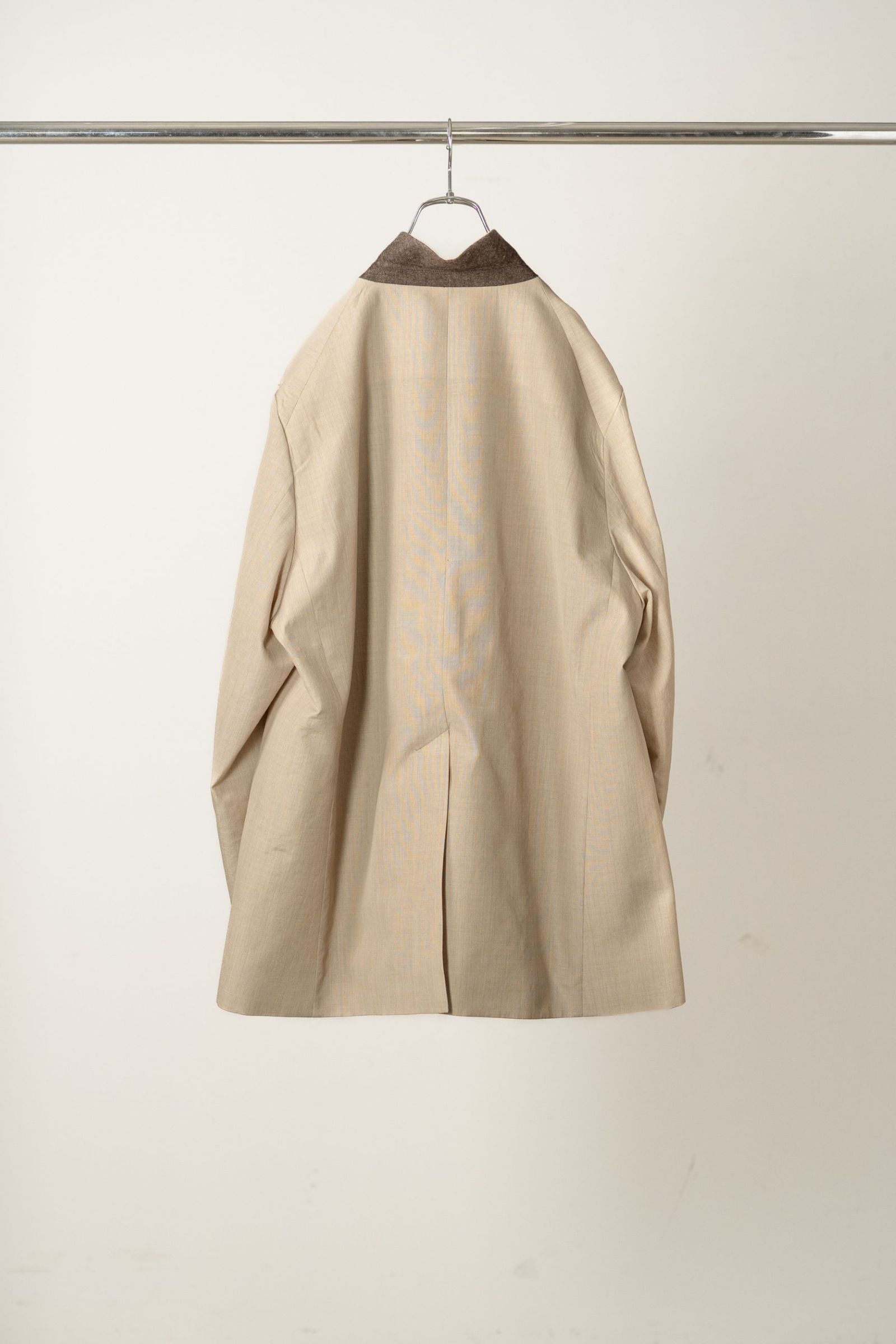 LAYERED TAILORED JACKET | HAKEME WIDE SLACKS | BEIGE | セットアップ
