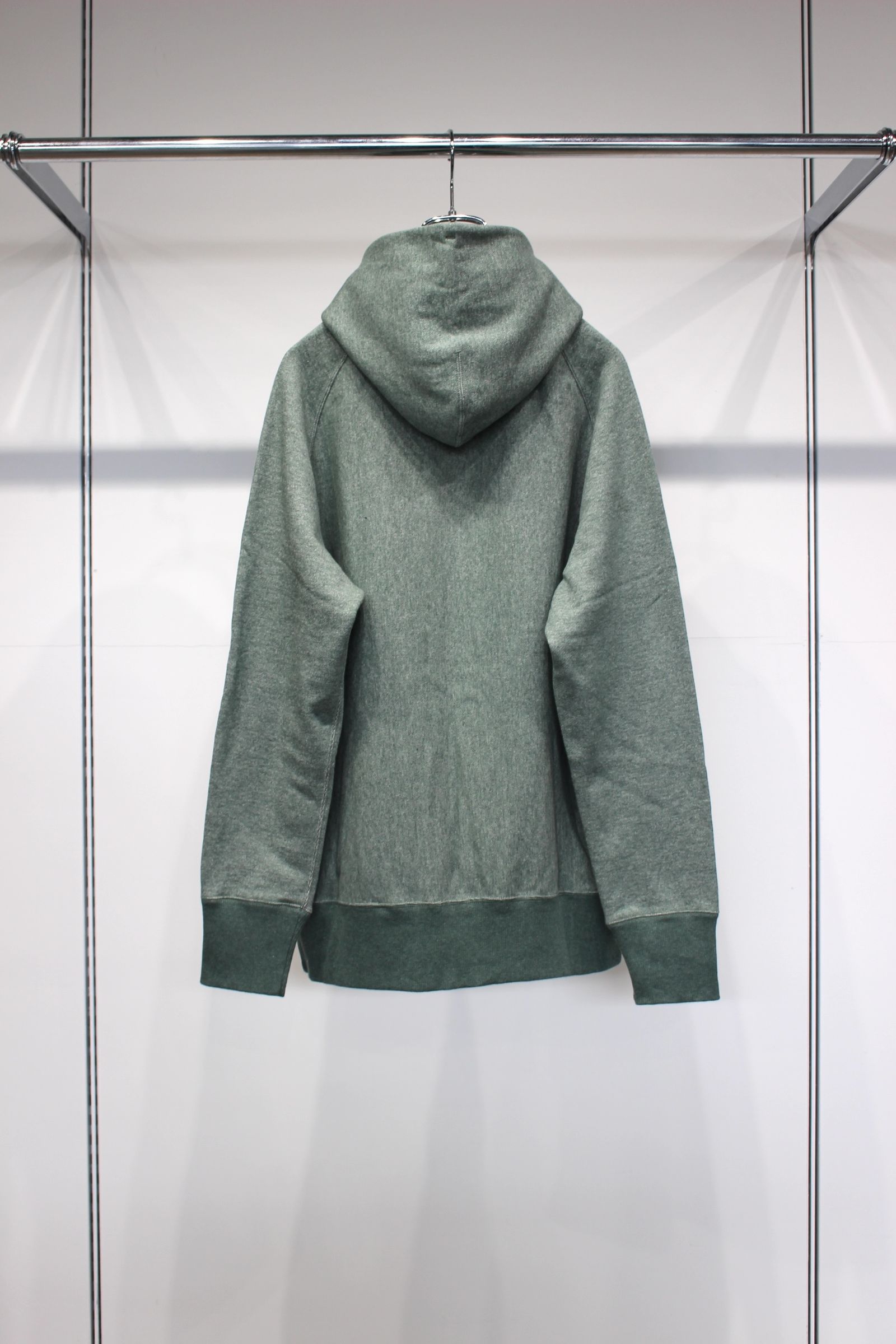 ORCOTT® FRENCH TERRY ZIP-UP PARKA | GREEN | ジップパーカー