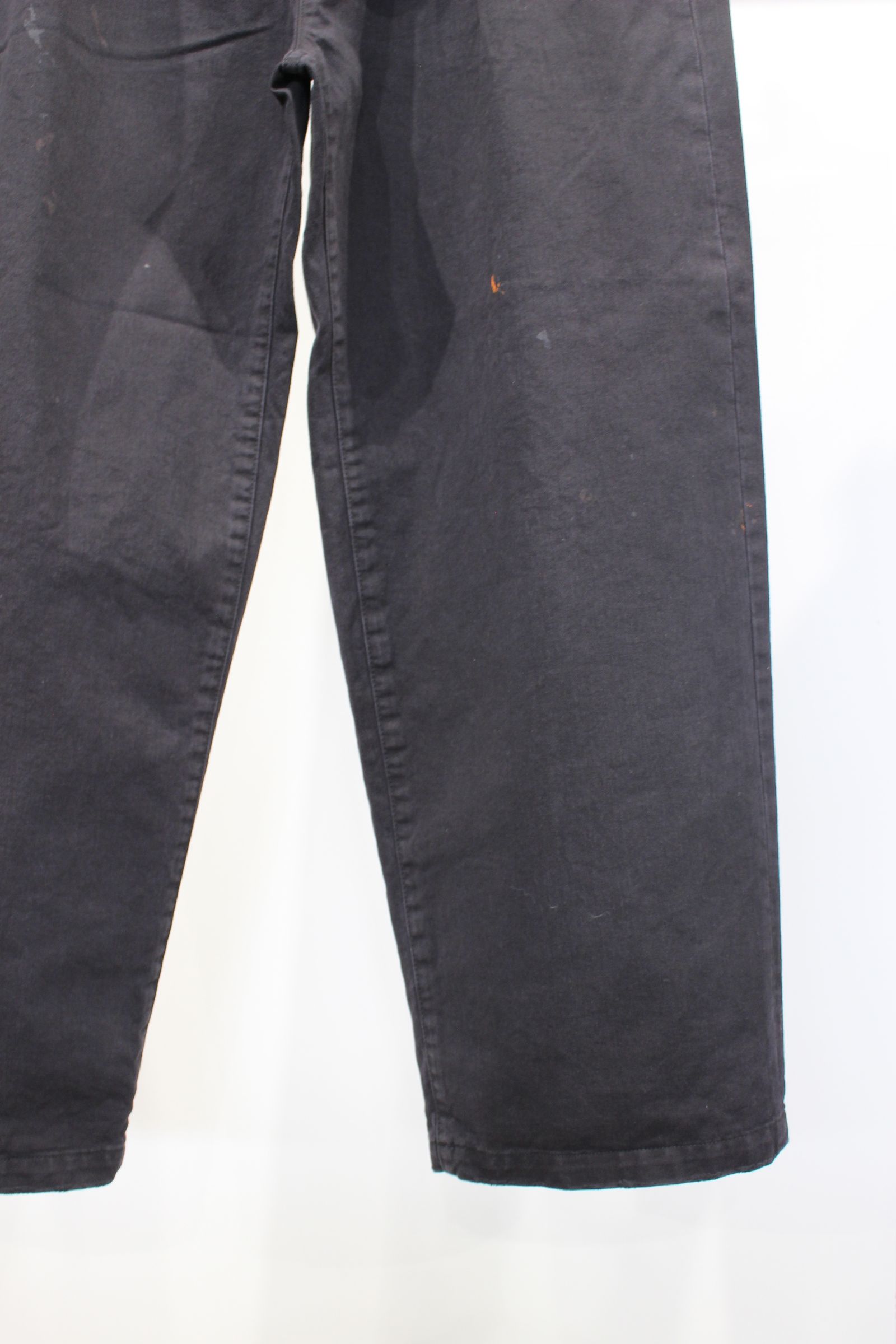 ANCELLM - PAINT CHINO TROUSERS | BLACK | チノ | NapsNote