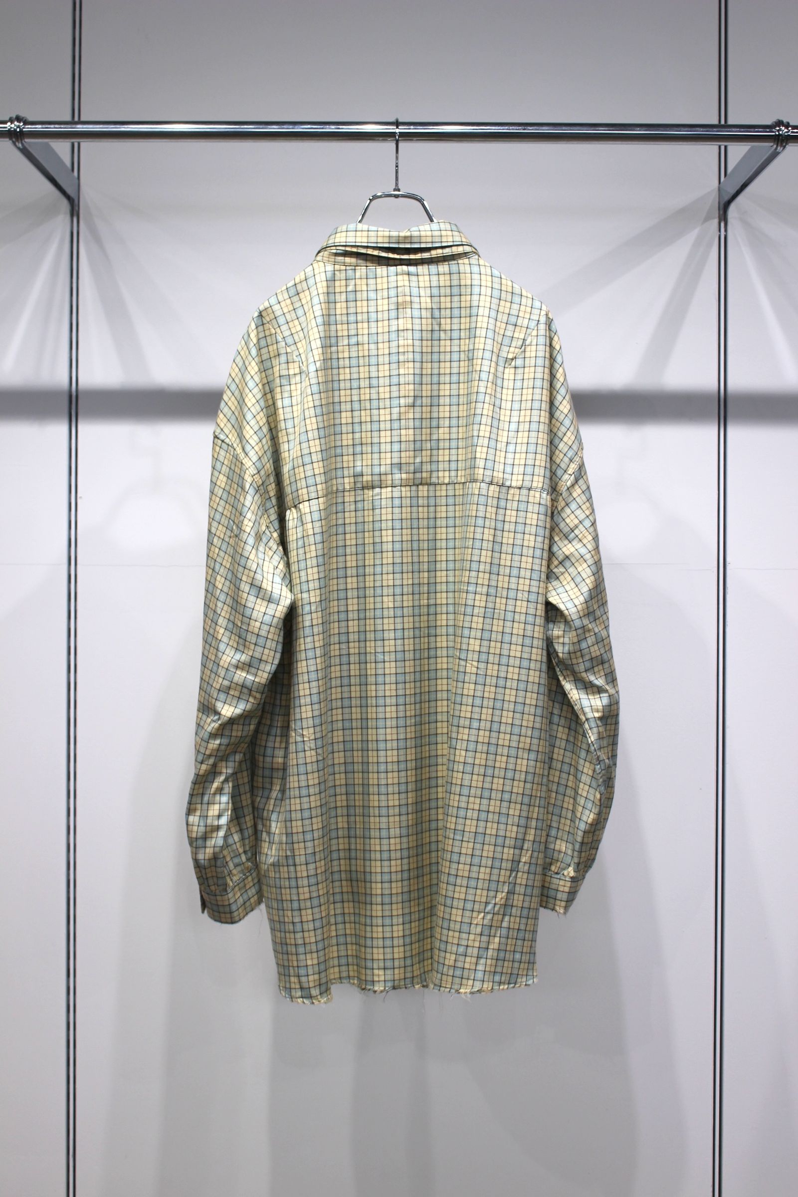 [ラスト1点] BOW-TIE CHECK SHIRT | CREAM | シャツ