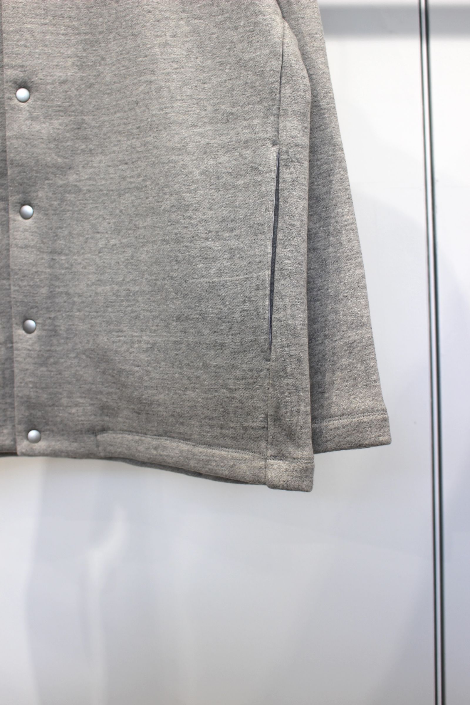 RAFFY SNAP BUTTON CARDIGAN -brushed- | GRAY | カーディガン
