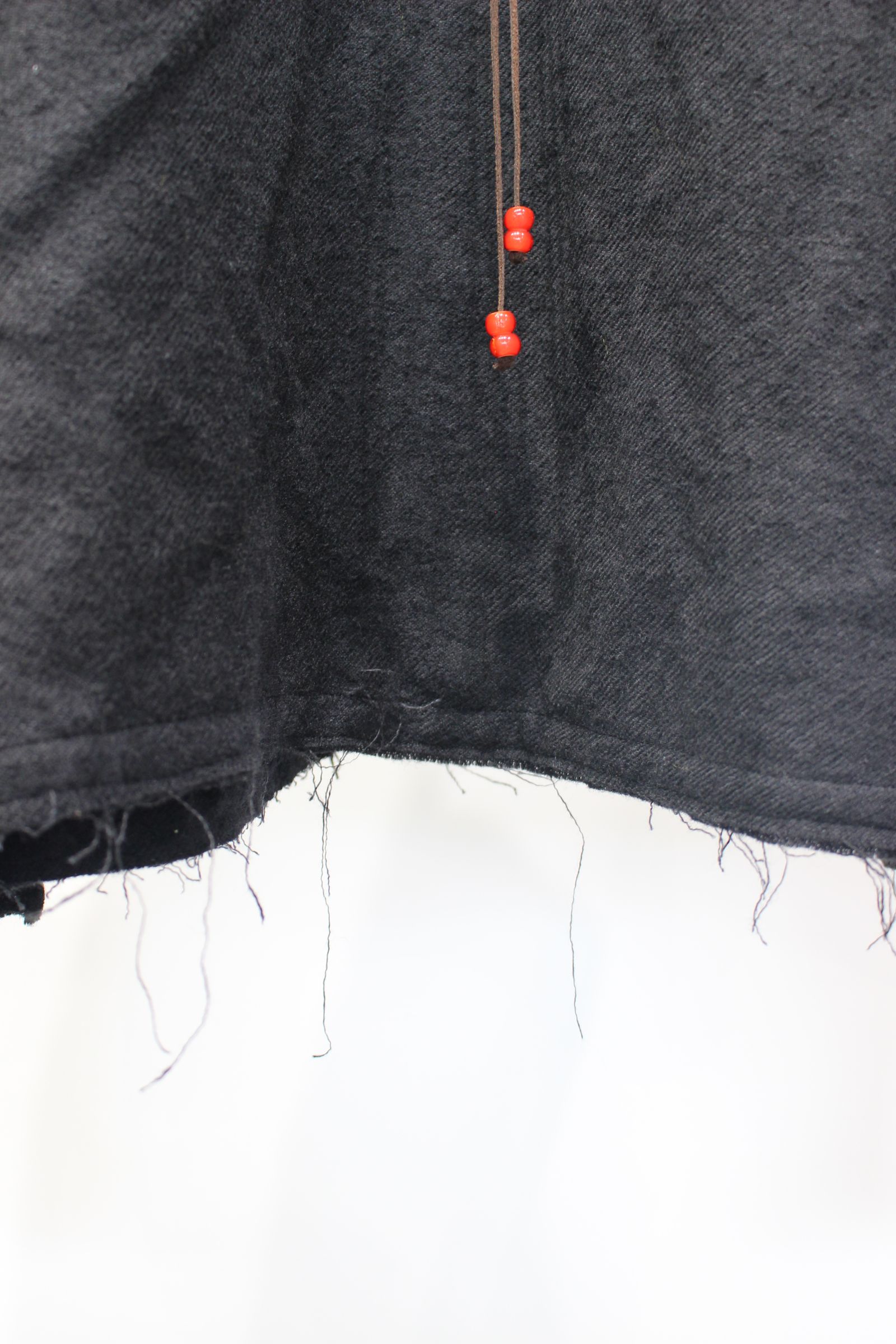 SHRINK WOOL SHORT ZIPUP SHIRT JACKET | BLACK | ショートジャケット