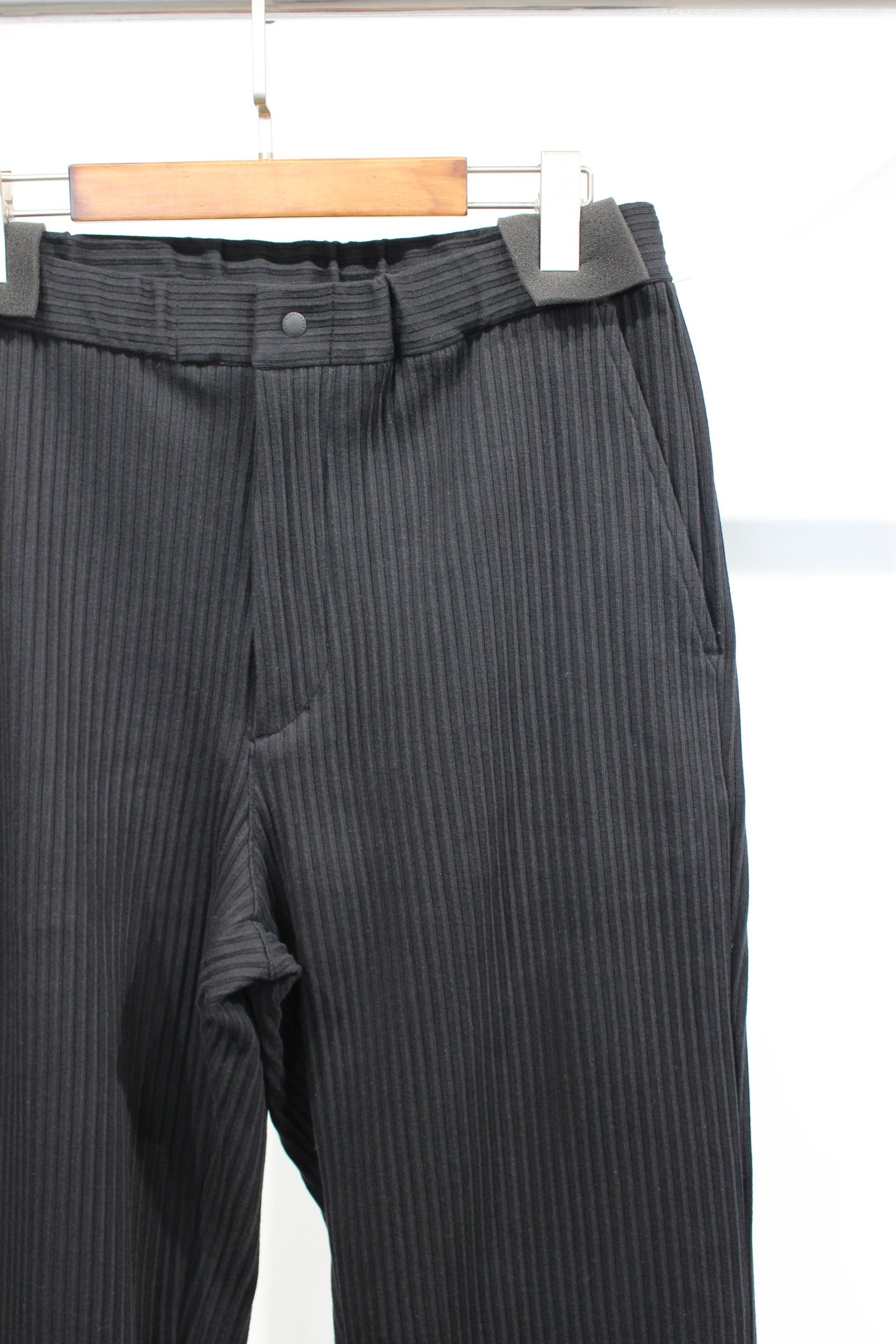 ACCORDION RIB EASY PANTS/リブイージーパンツ
