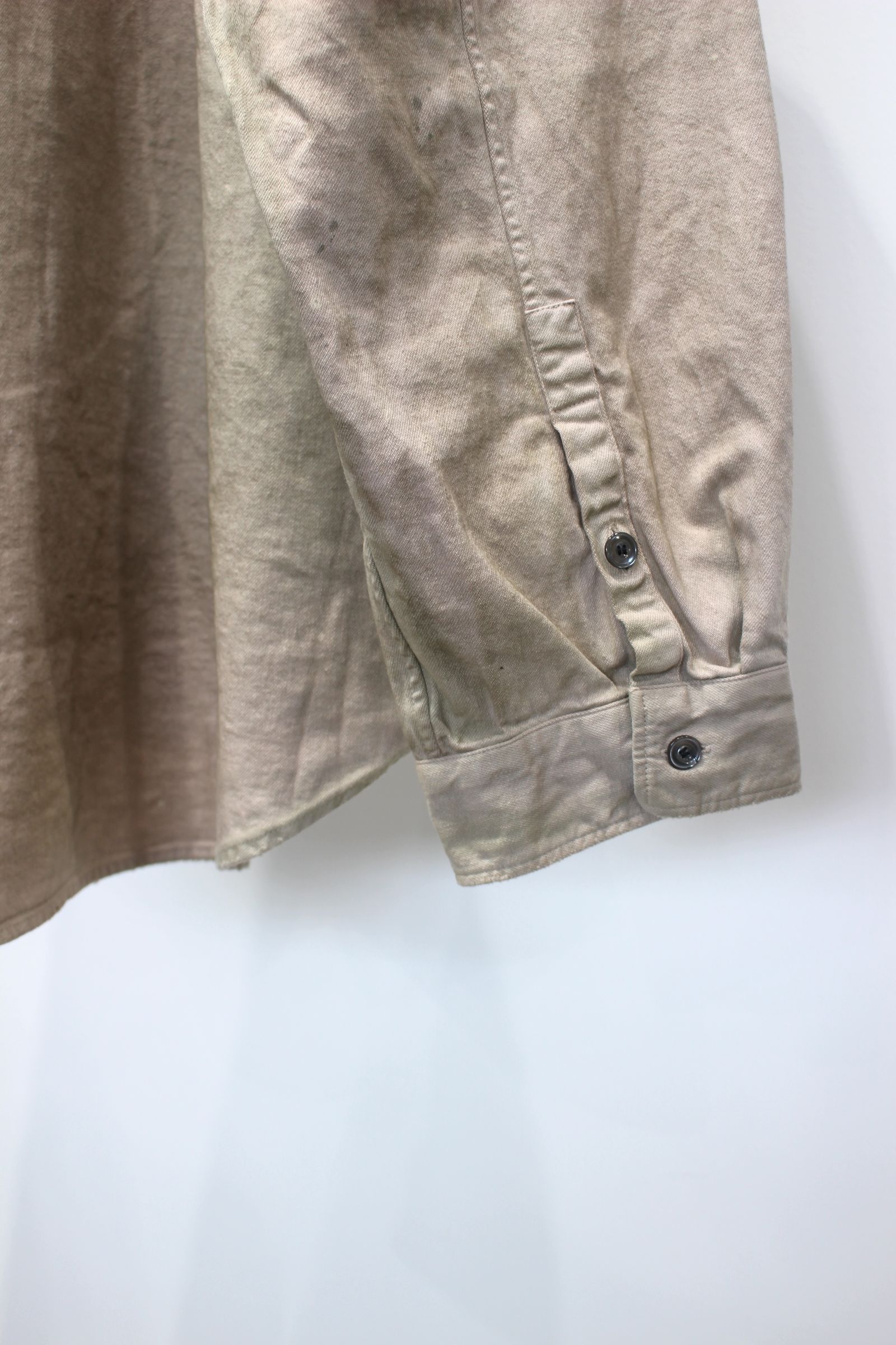 DENIM DRESS SHIRT | SAND | デニムシャツ
