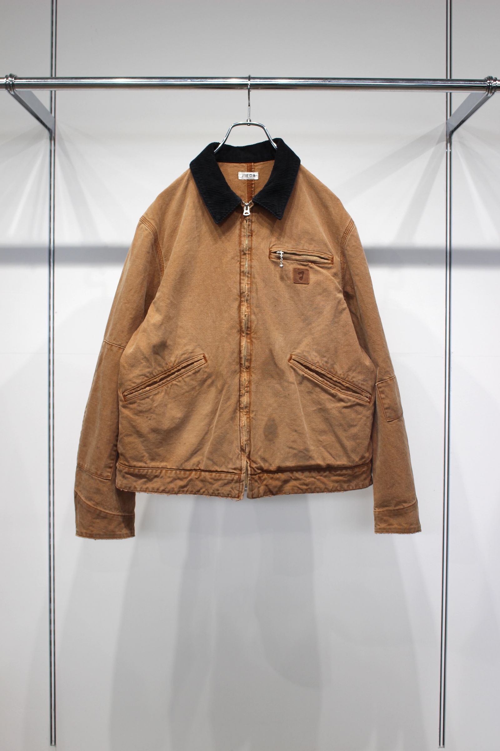 DUCK DAMAGE ZIP JACKET | BROWN | ダックジャケット
