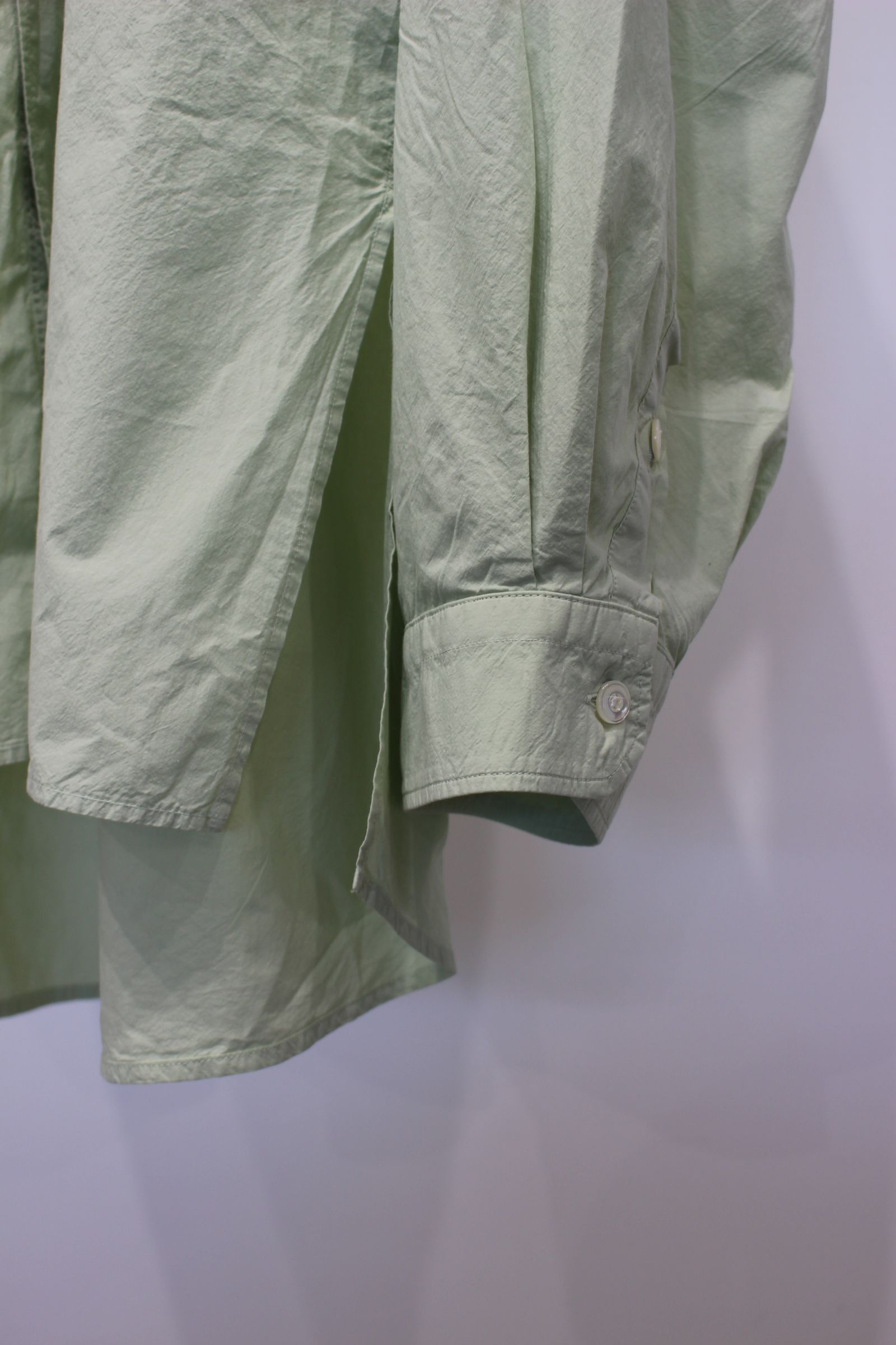 [ラスト1点] SHRINK OVER SHIRT | GRAYMINT | シャツ