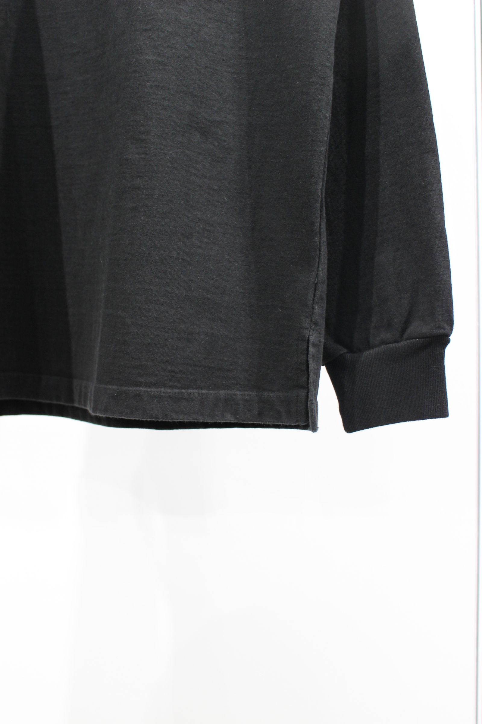 Pocket L/S tee/BLACK