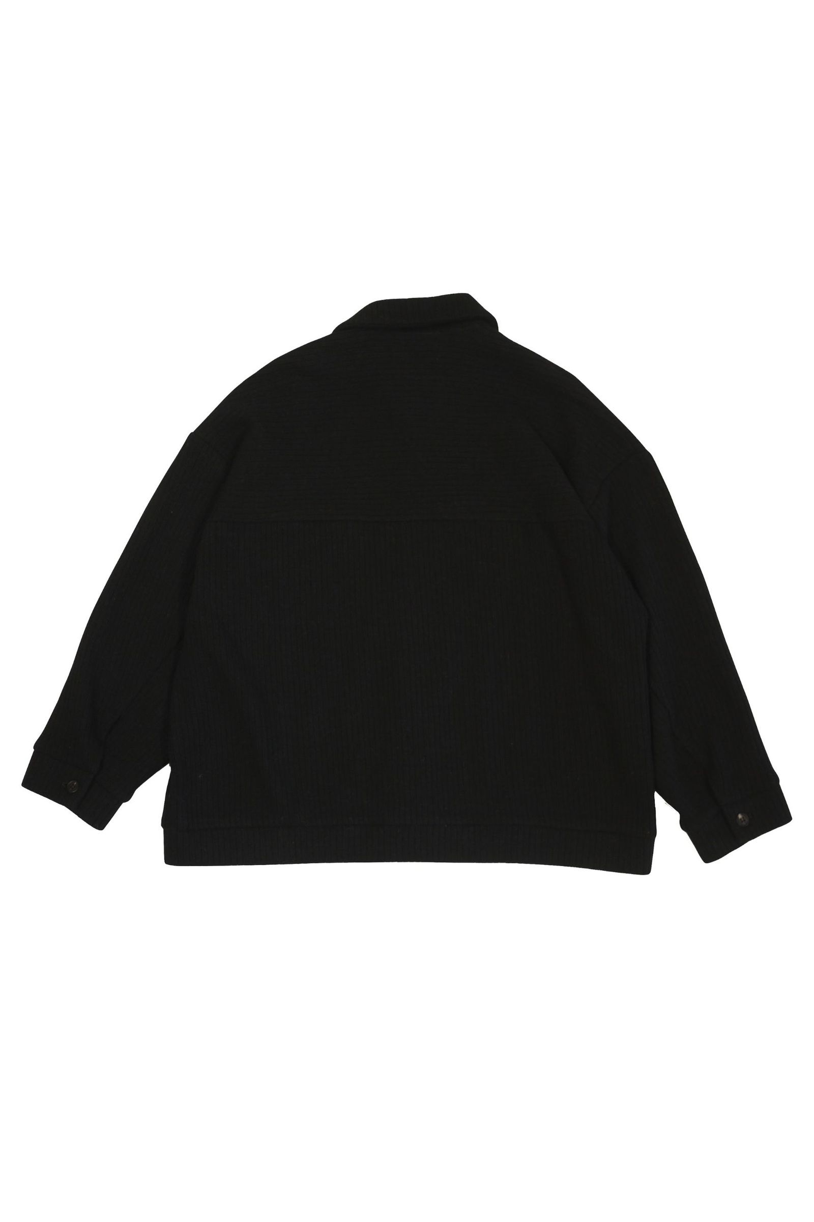 JieDa - WOOL RIB JACKET/BLACK | NapsNote