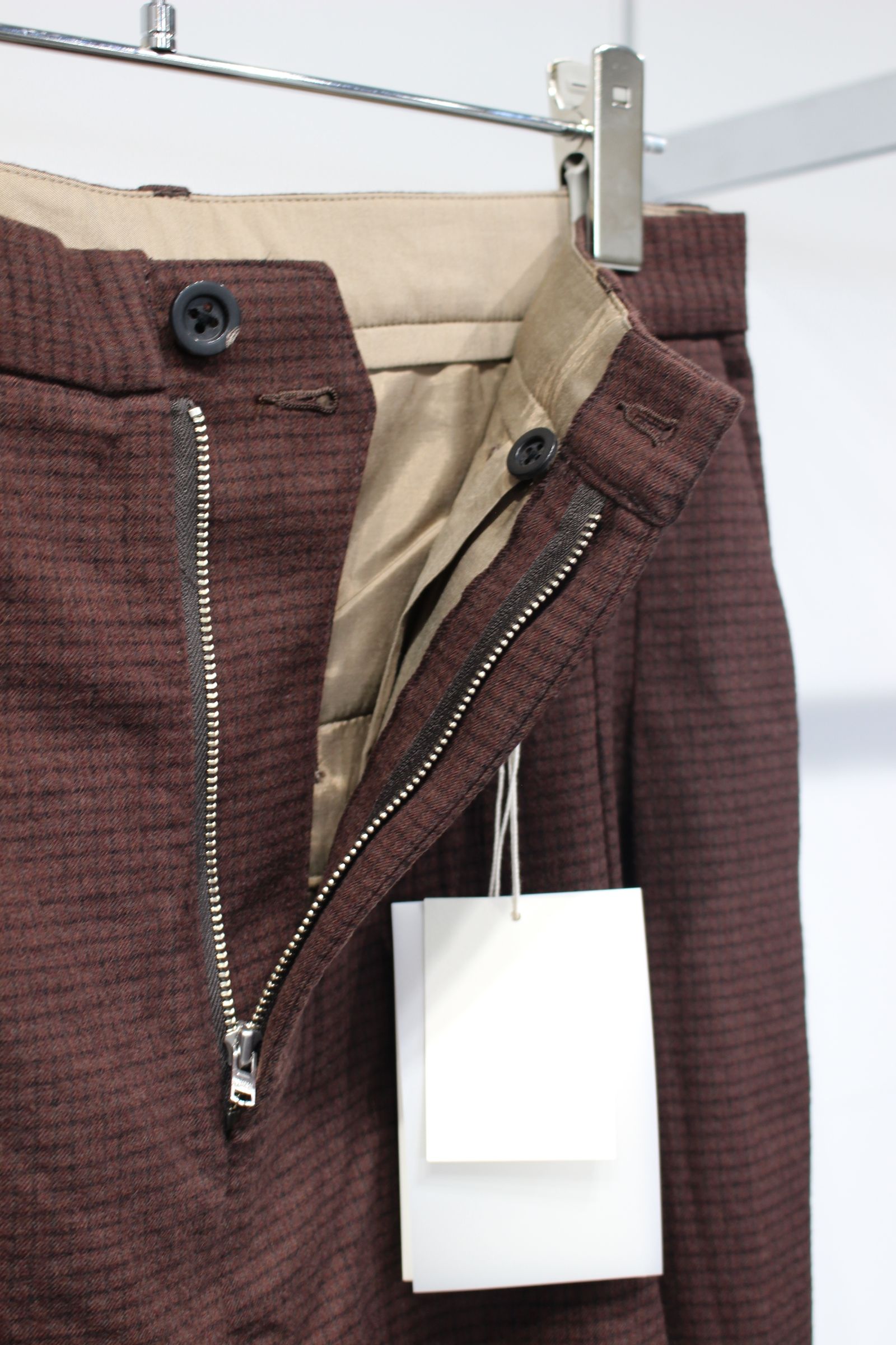 DOUBLE TAILORED JACKET | PLAID CHECK WOOL SLACKS | GRAPH CHECK | セットアップ