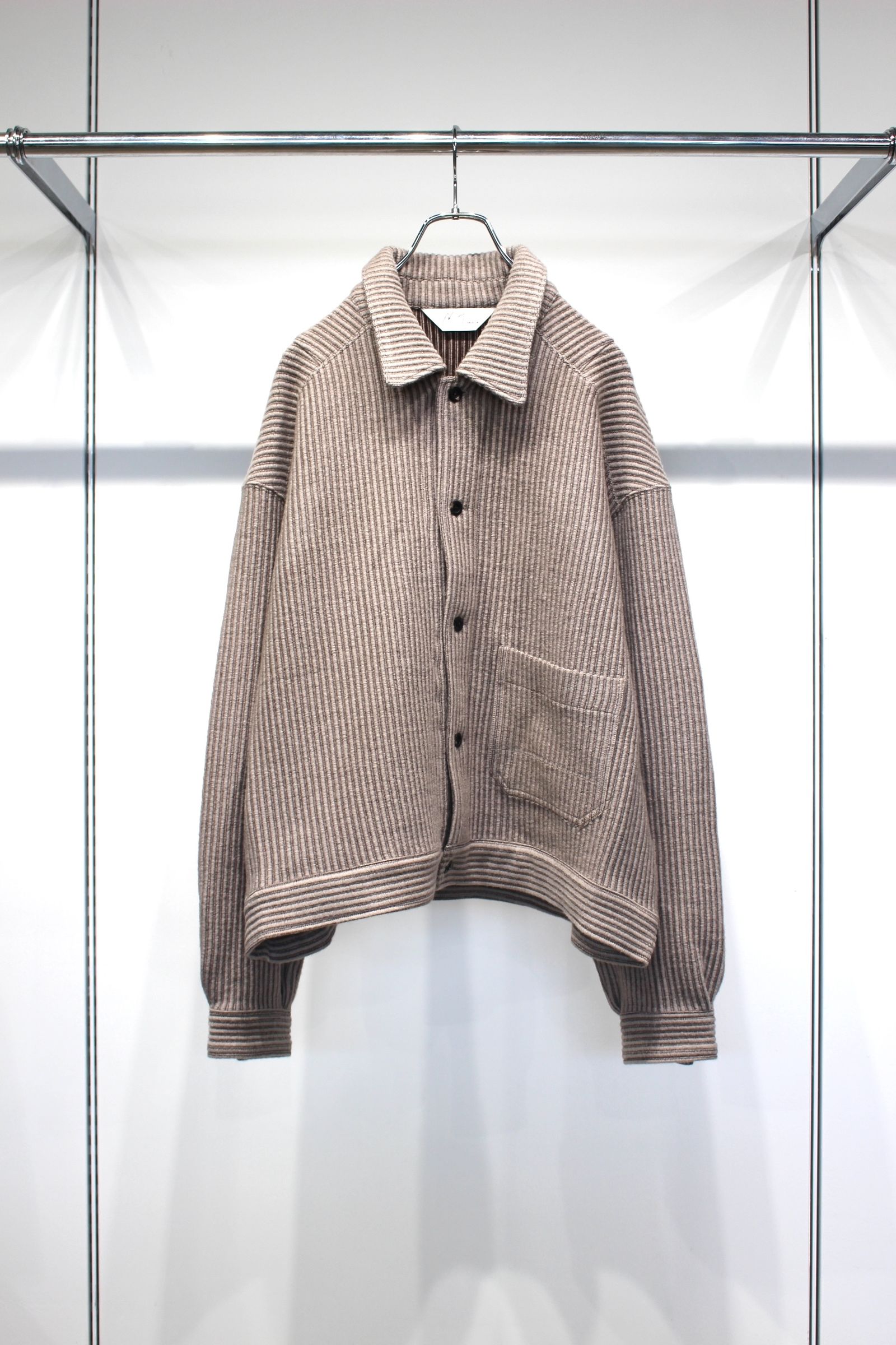 WOOL CORDUROY WORK SHIRT JACKET | SAND | シャツジャケット