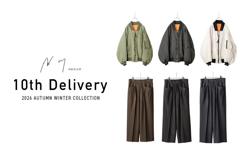 ANCELLM 26  AW 10th Delivery | New Item