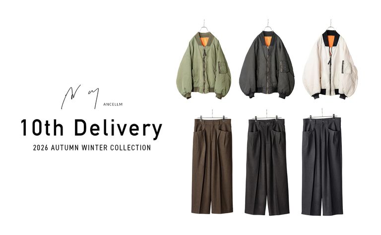 ANCELLM 26  AW 10th Delivery | New Item