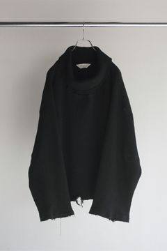 HEAVYWAFFLE DAMAGE LS T-SHIRT | BLACK | ダメージワッフル