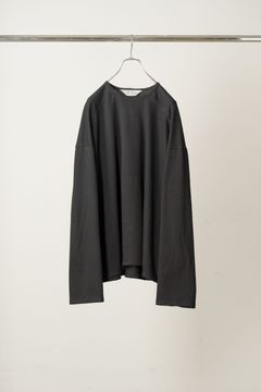 C/R LS T-SHIRT | BLACK | カットソー