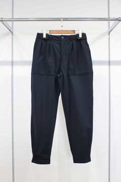 FRENCH TERRY HEM TUCK PANTS | NAVY | パンツ