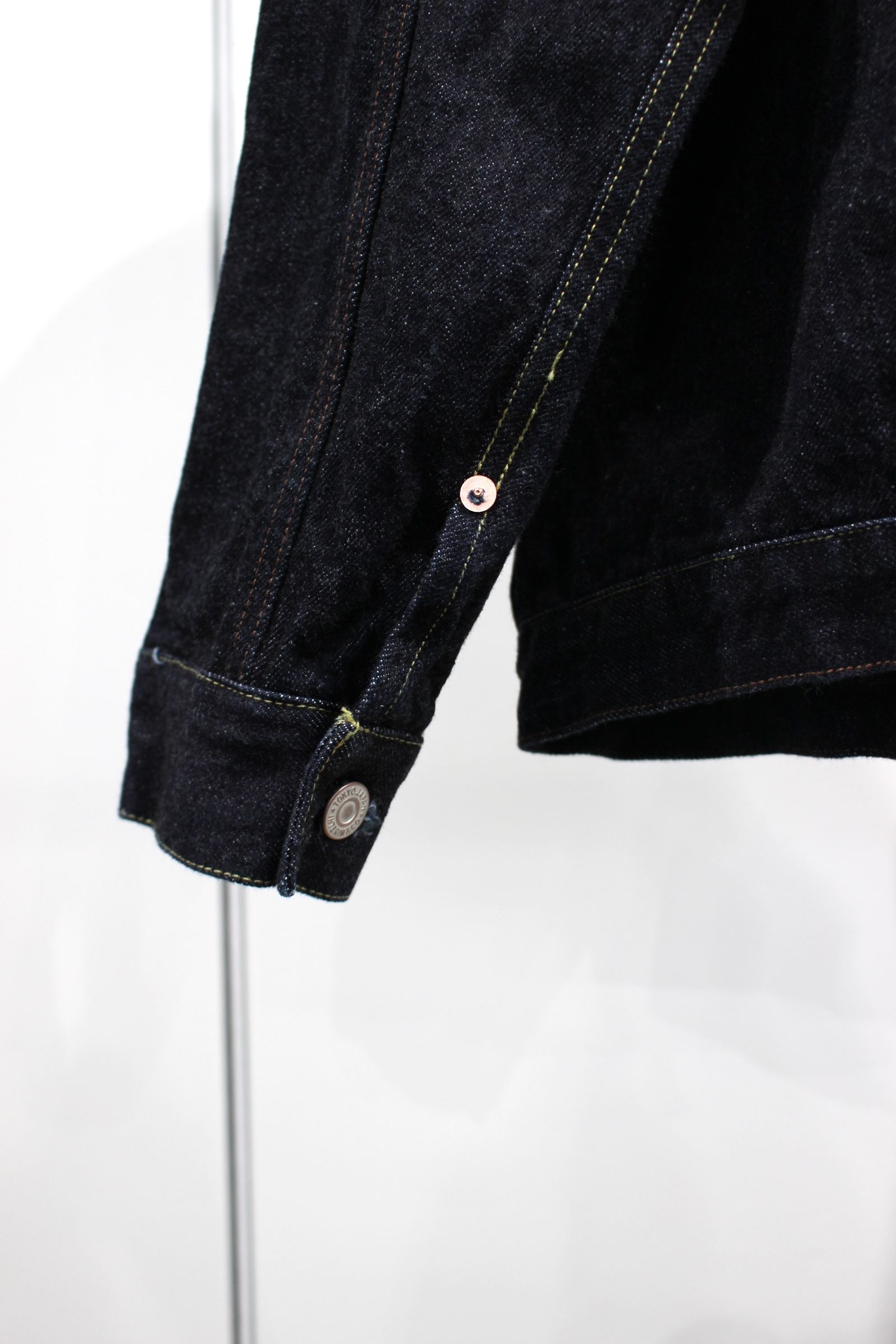 HYPER BIG "1ST" KIBATA SHUTTLE DENIM JACKET/NAVY