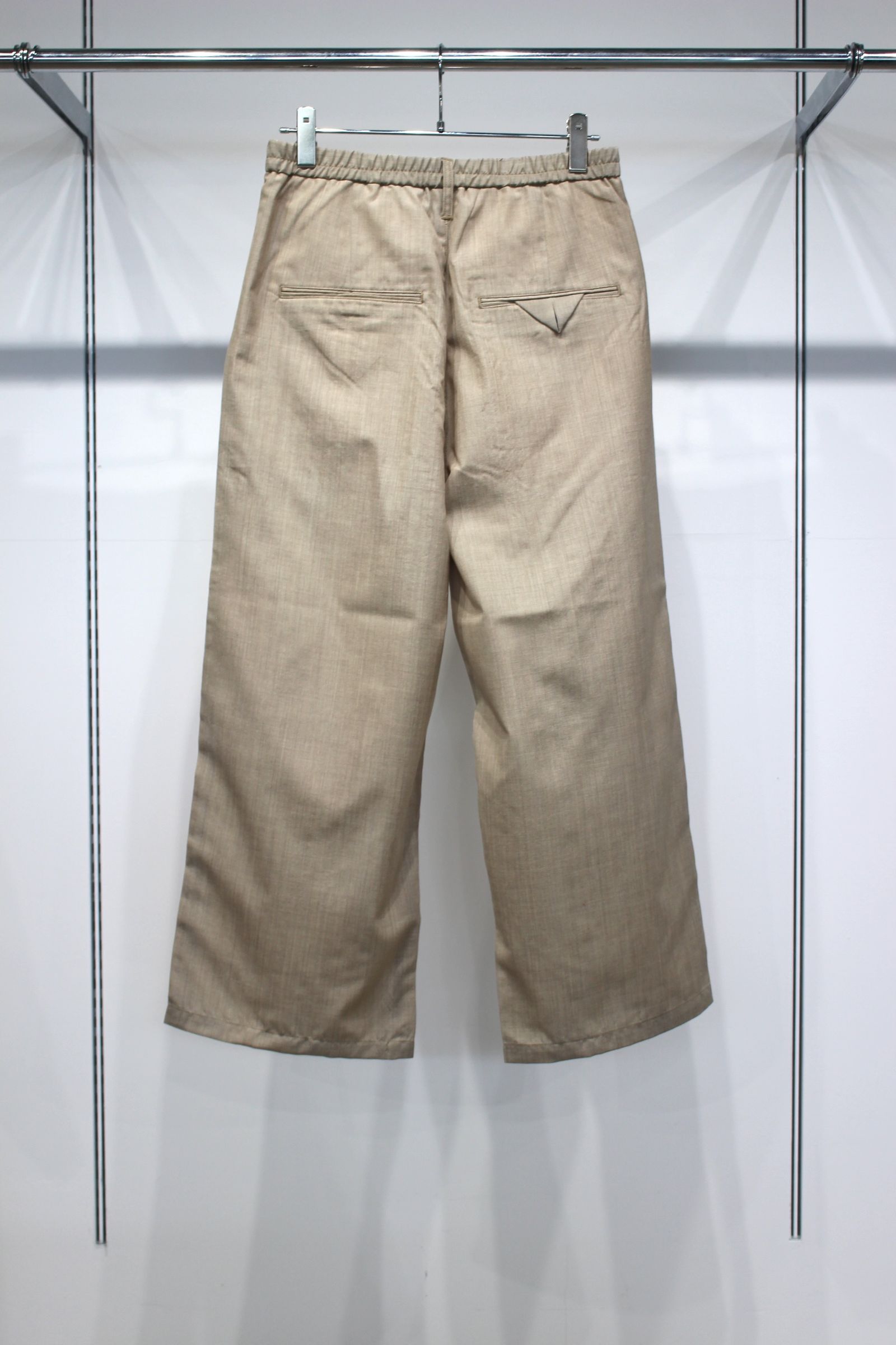 LAYERED TAILORED JACKET | HAKEME WIDE SLACKS | BEIGE | セットアップ
