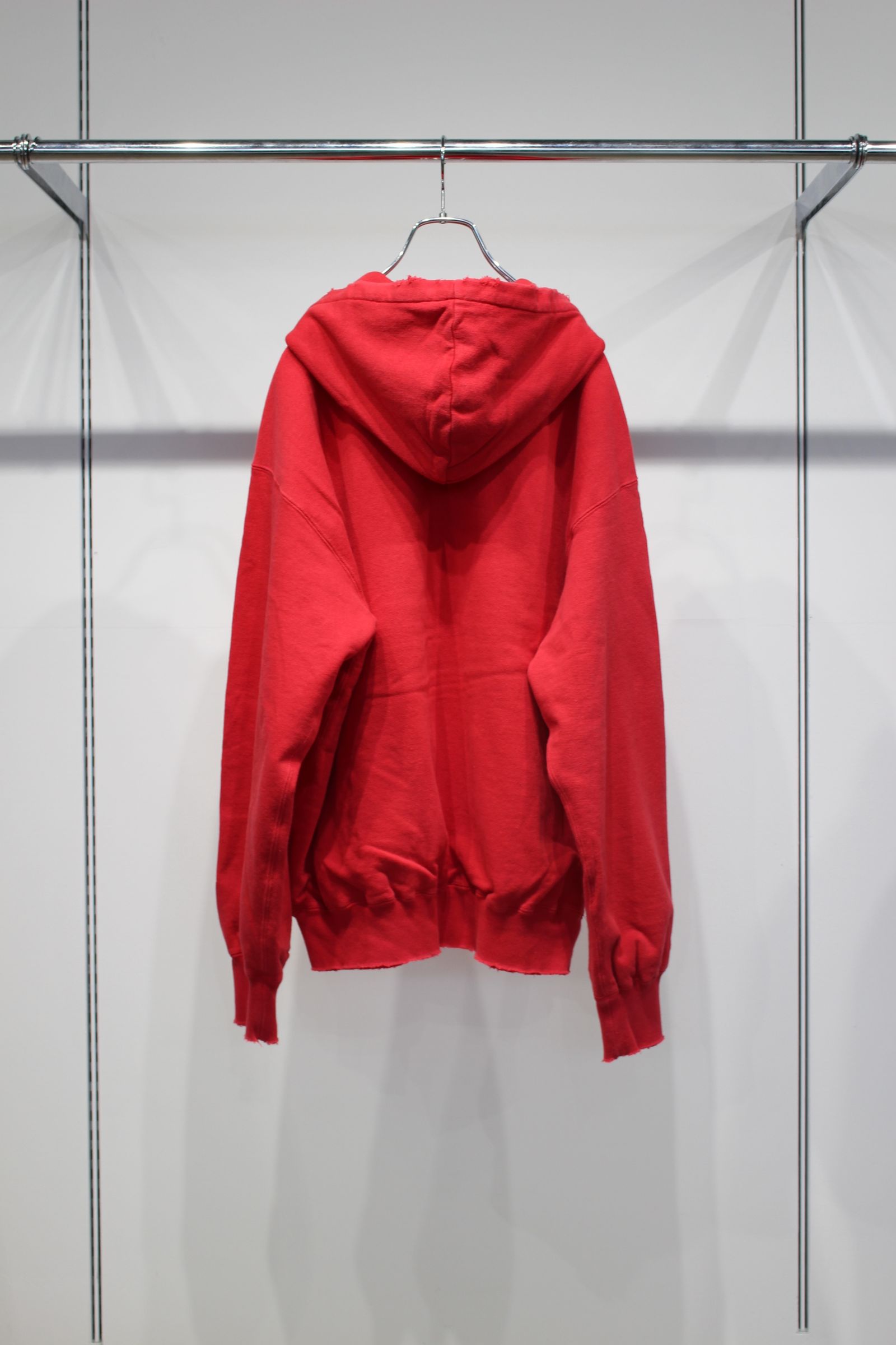 ZIP UP HOODIE | RED | ジップフーディー