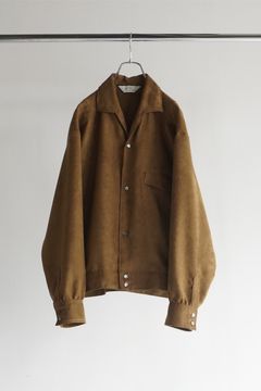 VEGAN SUEDE SHIRT JACKET | KHAKI | ジャケット