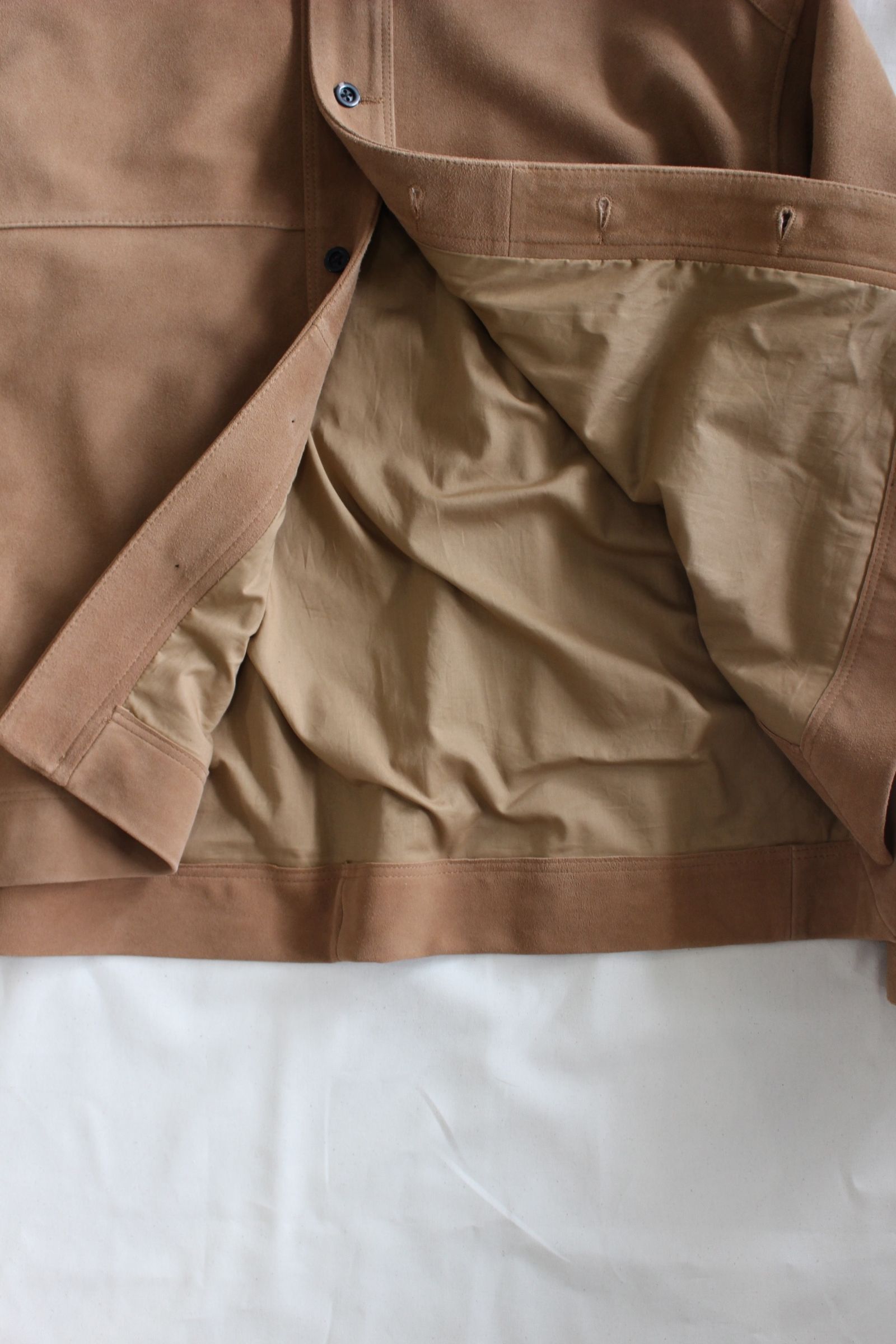 値下げ！ANCELLM 25SS SUEDE SHORTSHIRT JACKET SUEDE SHORT SHIRT JACKET - ANCELLM – C THE C