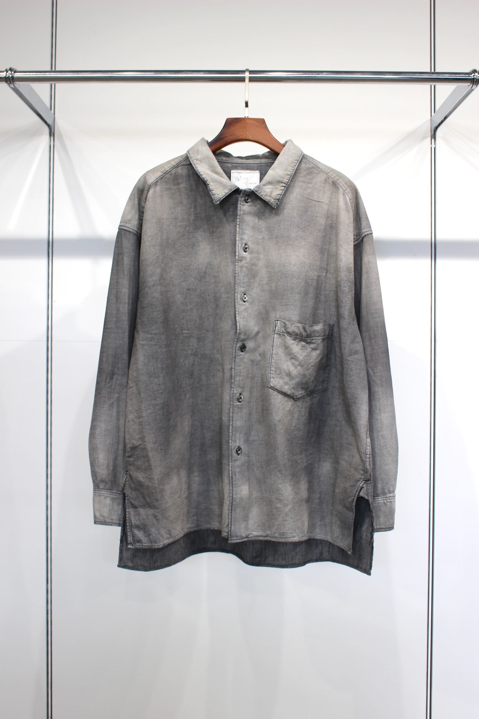 ANCELLM（アンセルム） Chambray Dress LS Shirt（シャンブレー